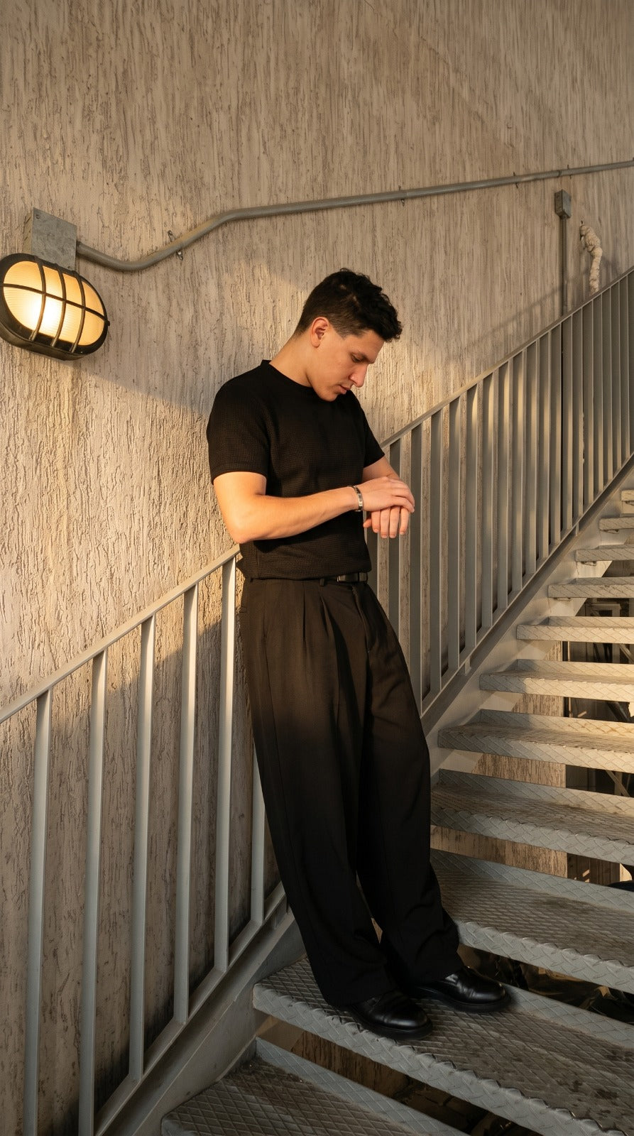 Black Grid T-Shirt
